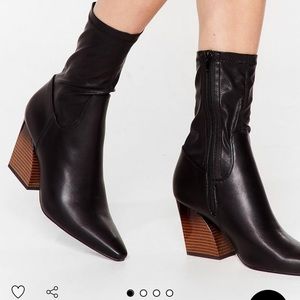 Black Sock Boots